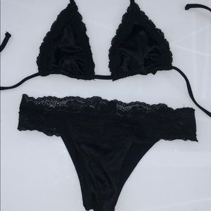 Black rose imprinted beach bunny swim suit